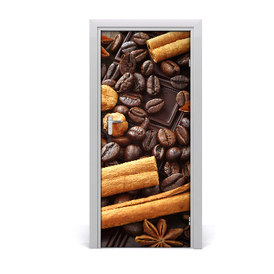 Naklejka na drzwi samoprzylepna Gorzka czekolada