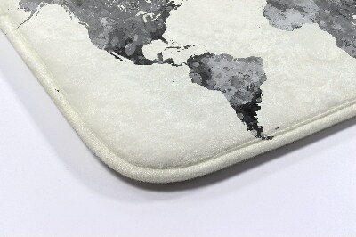 Dywanik łazienkowy antypoślizgowy Mapa świata