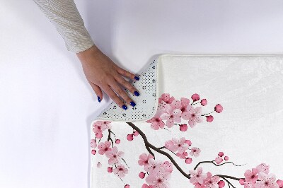 Dywanik łazienkowy antypoślizgowy Kwiaty Wiśni Japoński
