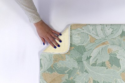 Antypoślizgowy dywanik łazienkowy Liście rośliny