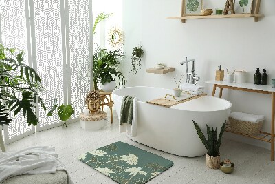 Dywanik łazienkowy Rośliny Kwiaty