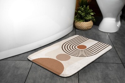 Antypoślizgowy dywanik łazienkowy Geometryczna Abstrakcja
