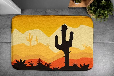 Dywanik antypoślizgowy do łazienki Kaktus Pustynia