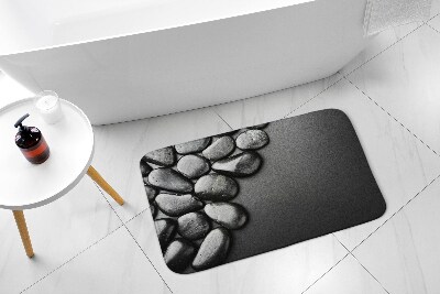 Dywanik łazienkowy Czarne Kamienie