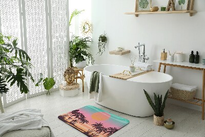 Antypoślizgowy dywanik łazienkowy Tropikalna plaża