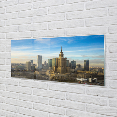 Obraz akrylowy Warszawa Panorama wieżowce