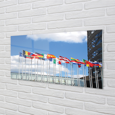 Obraz akrylowy Kilka flag