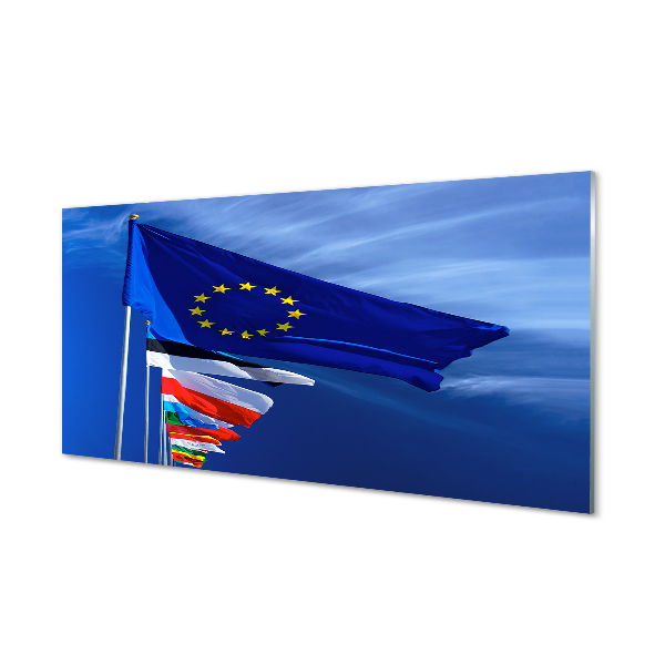 Obraz akrylowy Różne flagi