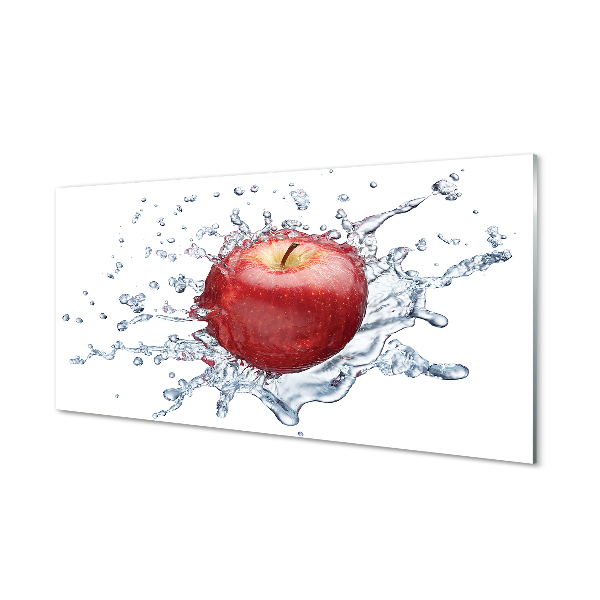 Obraz akrylowy Czerwone jabłko w wodzie