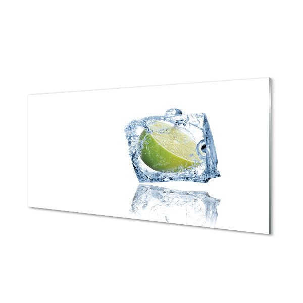 Obraz akrylowy Kostka lodu limonka