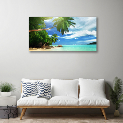 Obraz Canvas Palma Plaża Morze Krajobraz