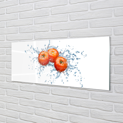 Obraz na szkle Pomidory woda