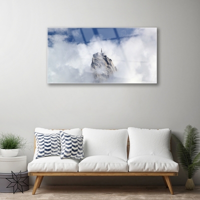 Obraz na Szkle Góra Chmury Krajobraz