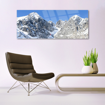 Obraz Szklany Góra Śnieg Krajobraz