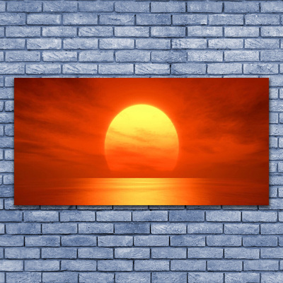 Obraz Szklany Zachód Słońca Morze