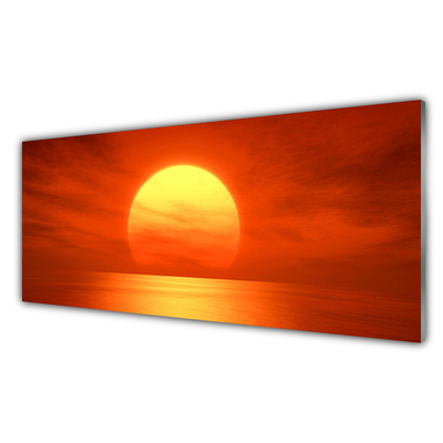 Obraz Szklany Zachód Słońca Morze
