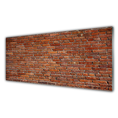 Obraz Szklany Mur Ceglany Cegły Na Ścianę