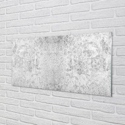 Szklany Panel Kamień beton wzór