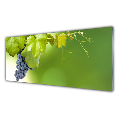 Obraz Akrylowy Winogrona Liście Kuchnia