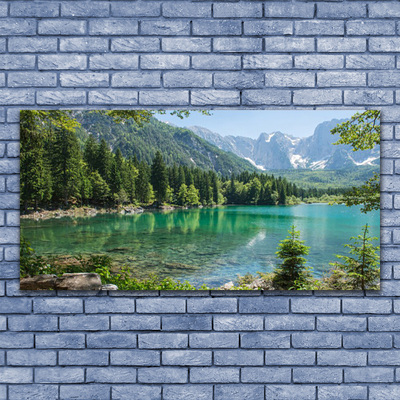 Obraz Akrylowy Góry Jezioro Las Przyroda