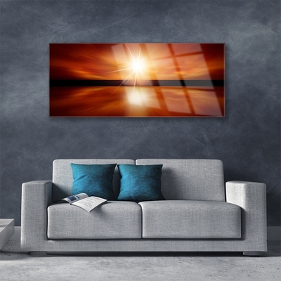 Obraz Akrylowy Słońce Niebo Woda Krajobraz