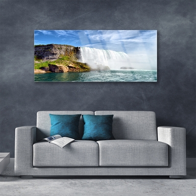 Obraz Akrylowy Wodospad Morze Przyroda