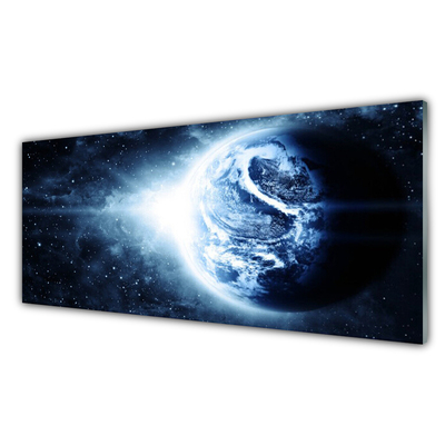 Panel Szklany Ziemia Kosmos Planeta