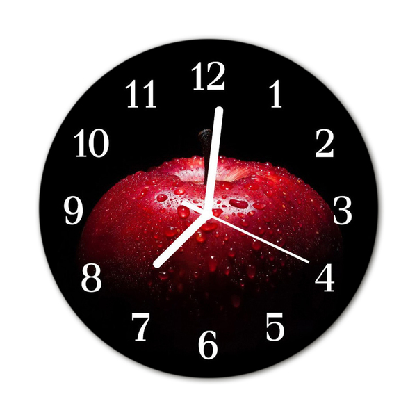 Zegar ścienny okrągły Jabłko