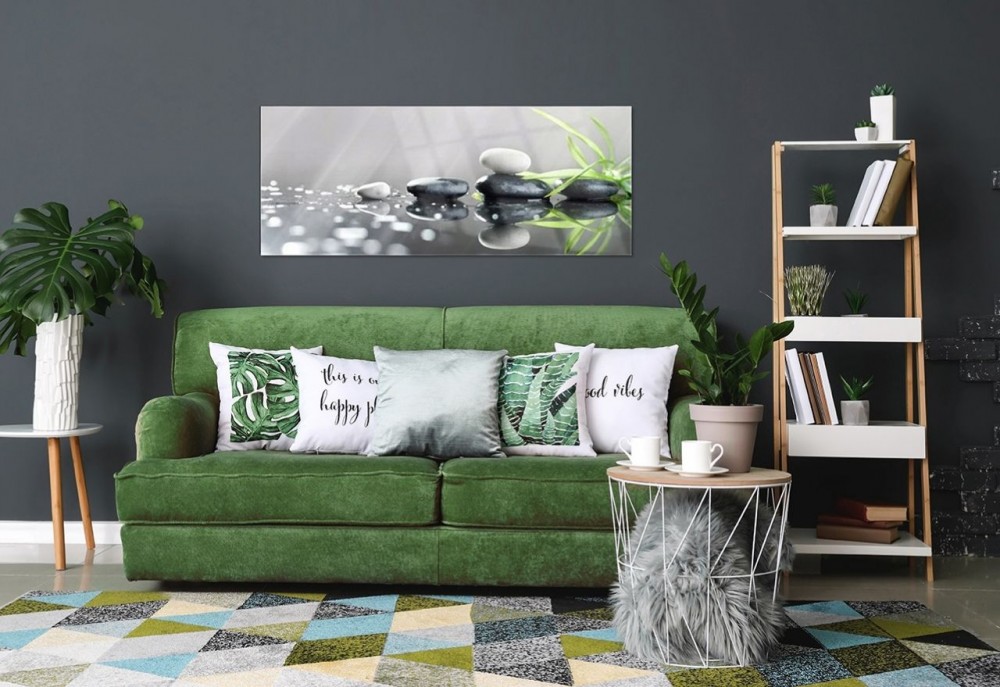 dekoracje w szarym kolorze